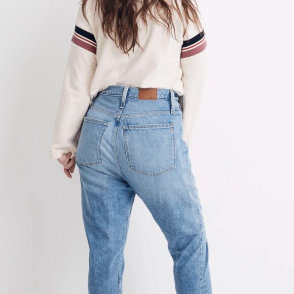 Madewell The MomJean in Light Wash - Picture 5 of 12